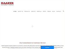 Tablet Screenshot of haaker.com